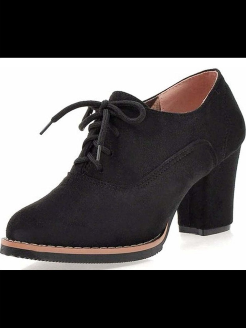 Vintage 1930’s Inspired Heeled Oxfords Dark Academia Victorian Noir Gothic Prppy